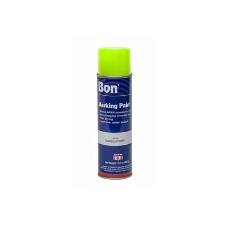Bon Tool Bon 84-791 Marking Paint, Fluorescent Green, 20 Ounce (12/Pkg) 84-791